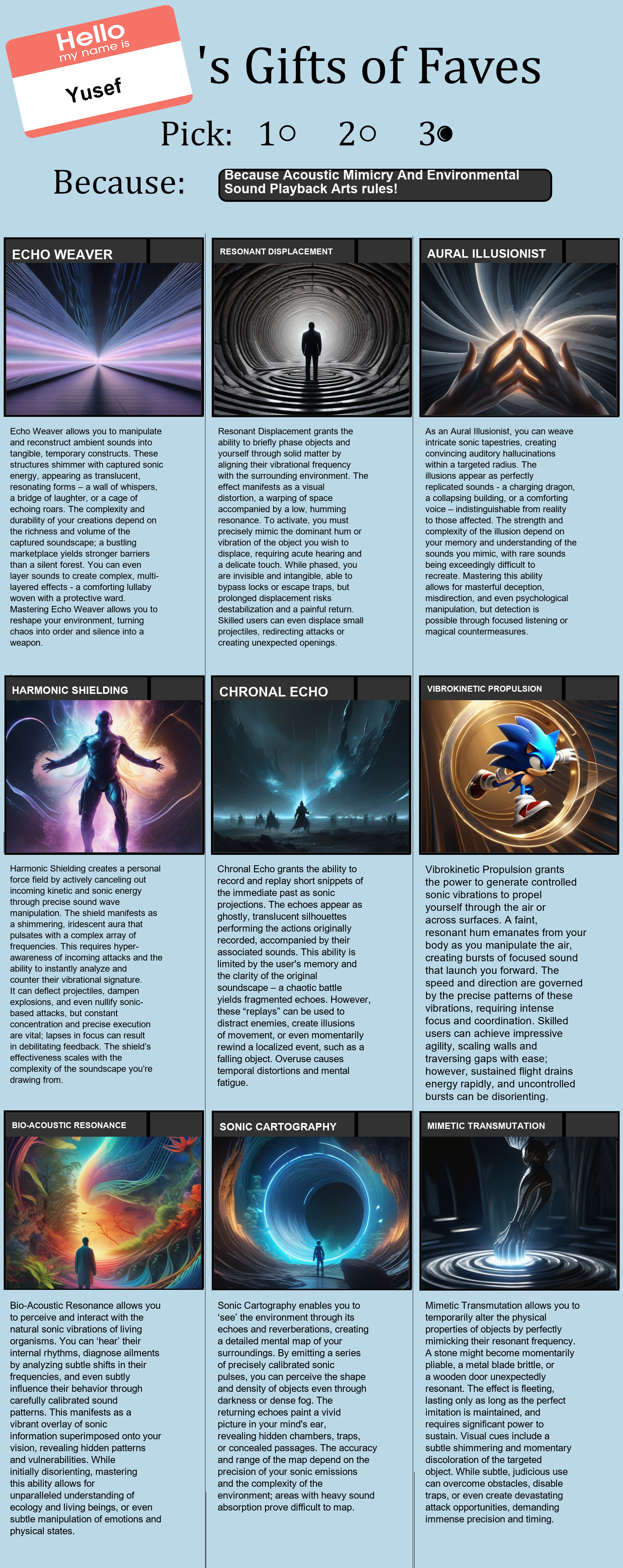 Acoustic Mimicry And Environmental Sound Playback Arts