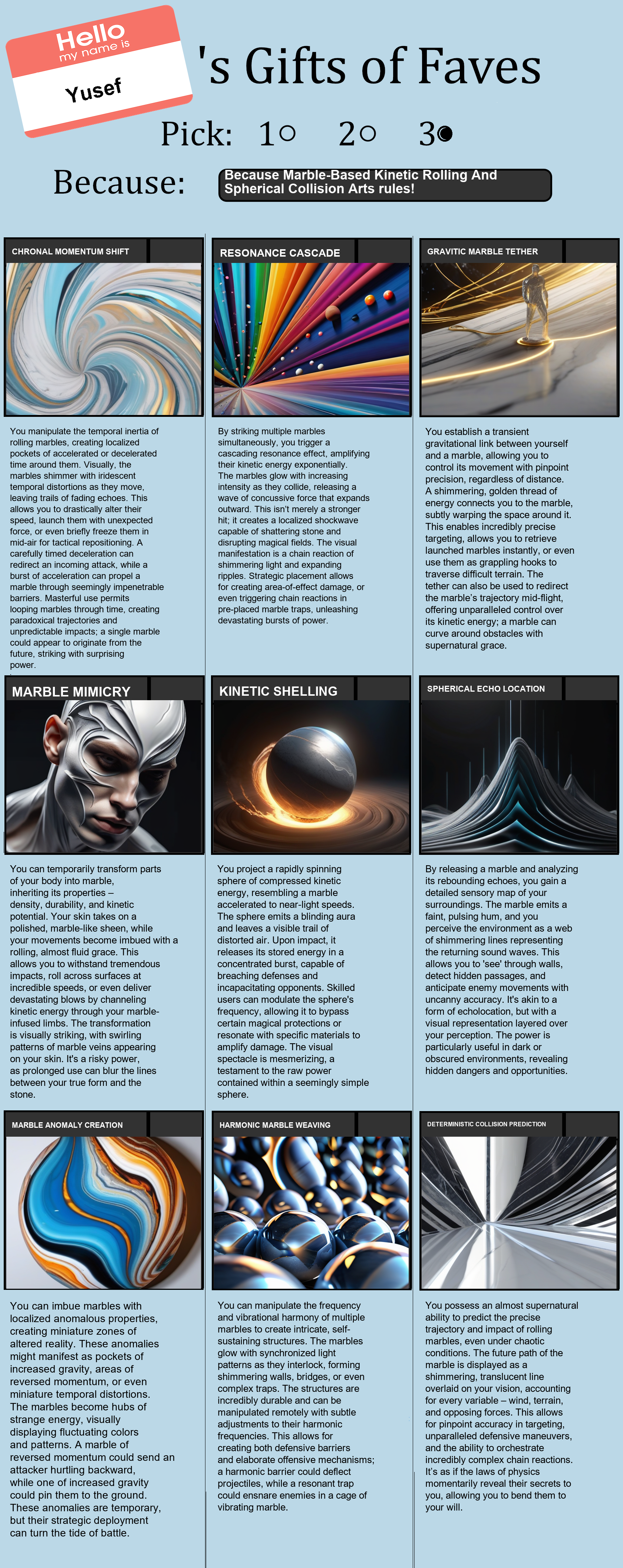 Marble-Based Kinetic Rolling And Spherical Collision Arts