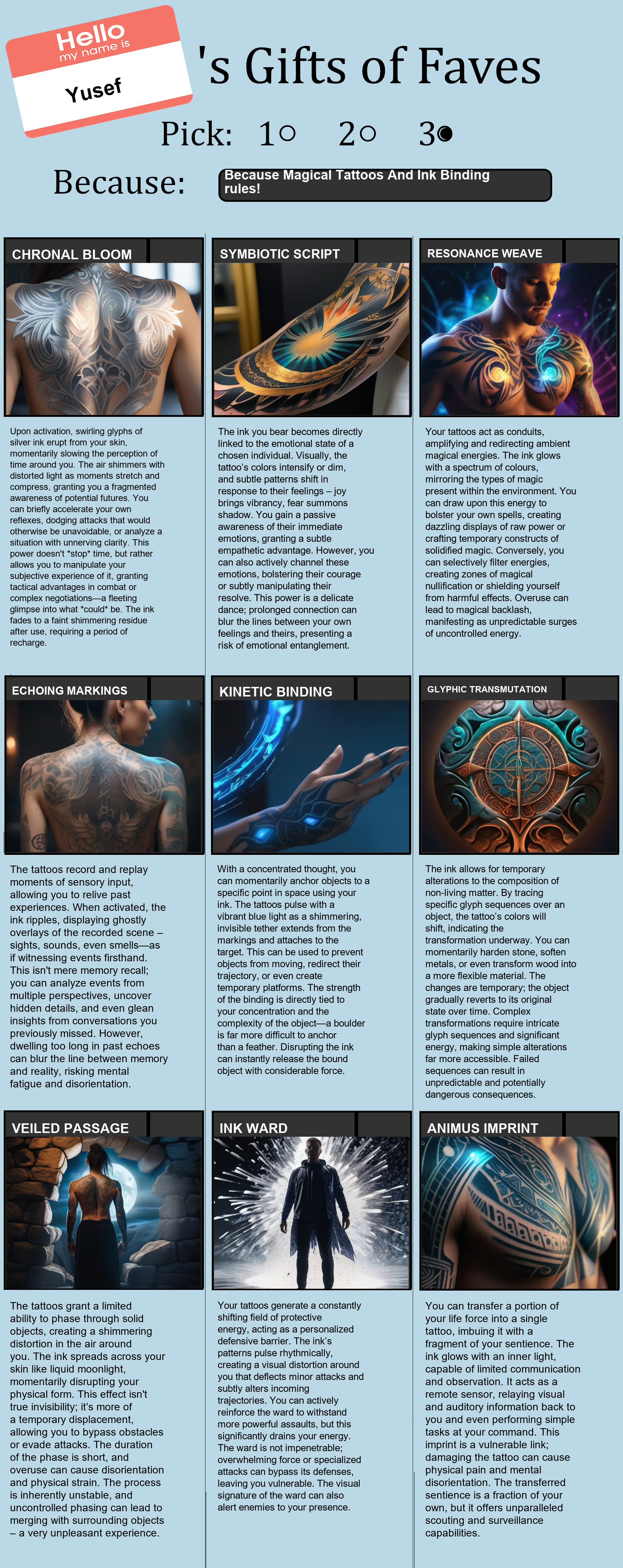 Magical Tattoos And Ink Binding