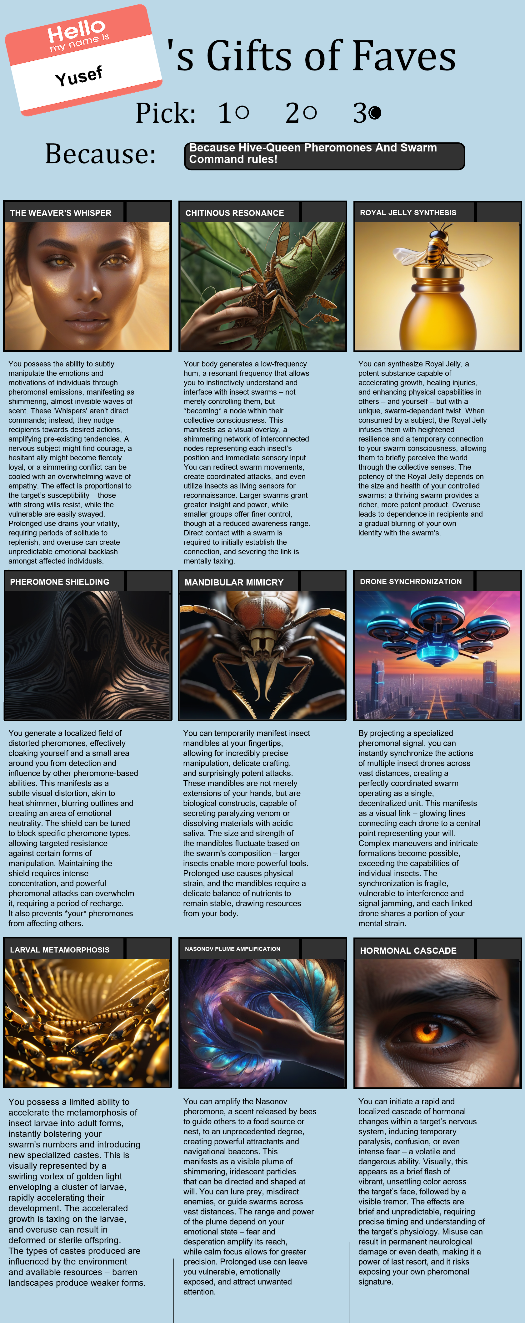 Hive-Queen Pheromones And Swarm Command